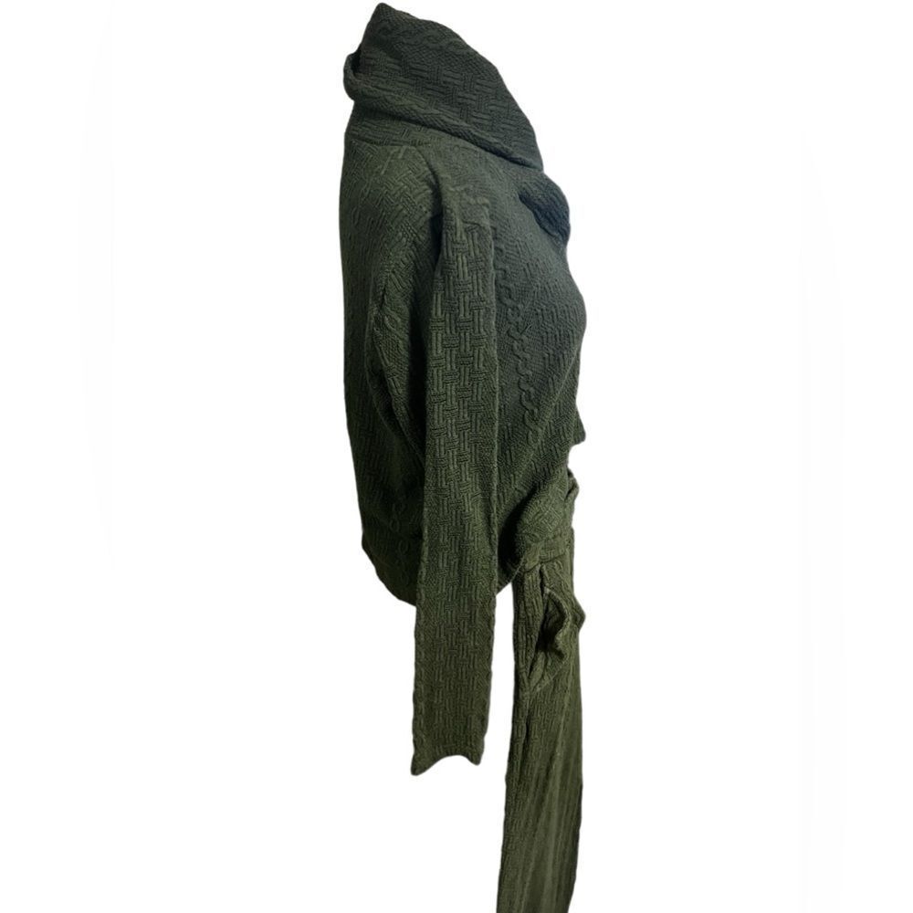 Pusco matching green knitted Hooded top medium pants green Brazilian vintage - Picture 5 of 14